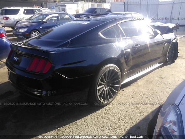 1FA6P8CF4F5306253 - 2015 FORD MUSTANG GT BLACK photo 4