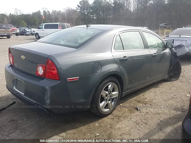 1G1ZG57B59F108690 - 2009 CHEVROLET MALIBU LS 灰色 照片 4