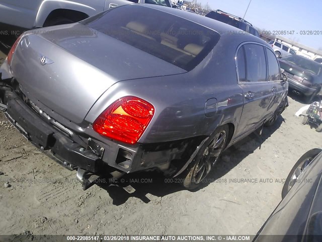 SCBBR53W46C038983 - 2006 BENTLEY CONTINENTAL FLYING SPUR GRAY photo 4