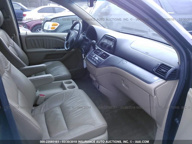 5FNRL38649B056143 - 2009 HONDA ODYSSEY EXL შავი ფოტო 5