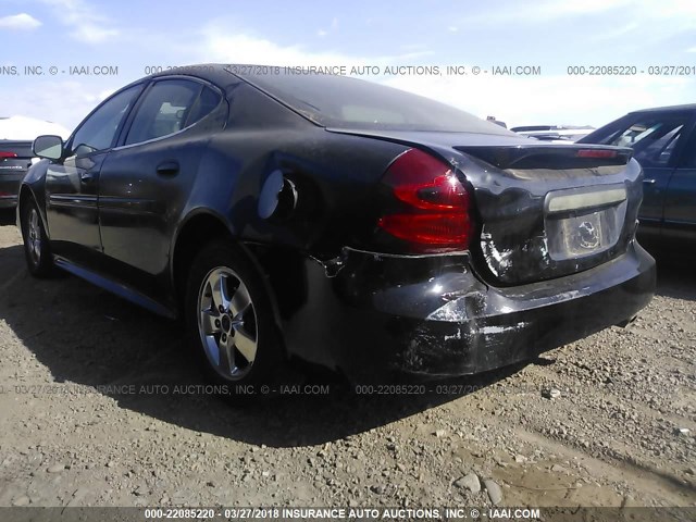 2G2WP552871141771 - 2007 PONTIAC GRAND PRIX BLACK photo 3