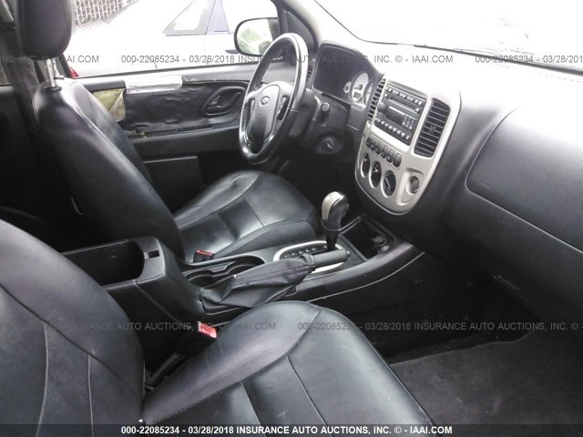 1FMCU04166KA37809 - 2006 FORD ESCAPE LIMITED GRAY photo 5