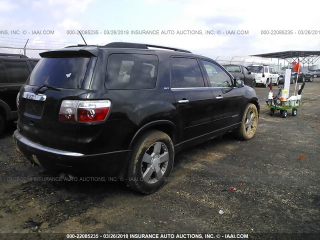 1GKEV33728J177211 - 2008 GMC ACADIA SLT-2 BLACK photo 4