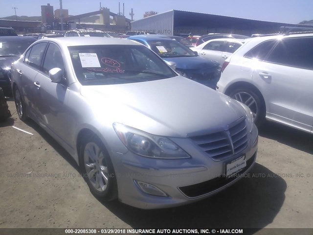 KMHGC4DD7CU185179 - 2012 HYUNDAI GENESIS 3.8L SILVER photo 1