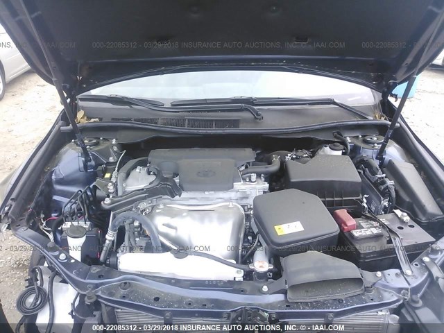 4T1BF1FK9HU643193 - 2017 TOYOTA CAMRY LE/XLE/SE/XSE BLUE photo 10