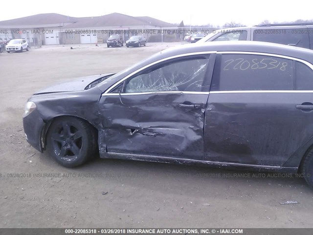 1G1ZC5EB7A4164922 - 2010 CHEVROLET MALIBU 1LT 灰色 照片 6