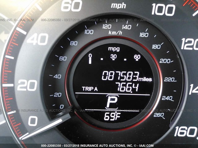 1HGCR2F53EA048810 - 2014 HONDA ACCORD SPORT Ақ фото 7