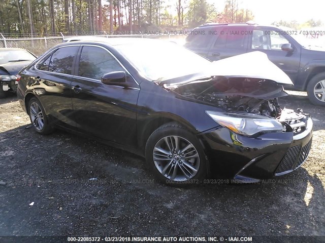 4T1BF1FK8FU490206 - 2015 TOYOTA CAMRY LE/XLE/SE/XSE BLACK photo 1