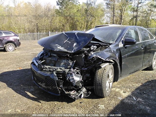 4T1BF1FK8FU490206 - 2015 TOYOTA CAMRY LE/XLE/SE/XSE BLACK photo 6