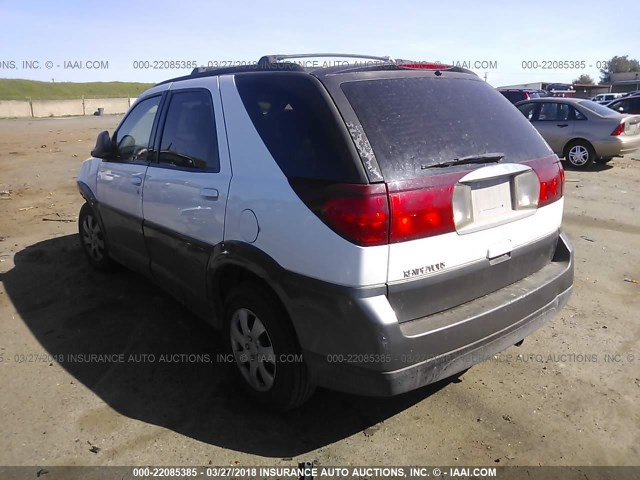 3G5DB03E04S555751 - 2004 BUICK RENDEZVOUS CX/CXL WHITE photo 3