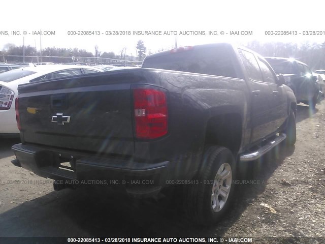 3GCUKREC4GG168099 - 2016 CHEVROLET SILVERADO K1500 LT GRAY photo 4