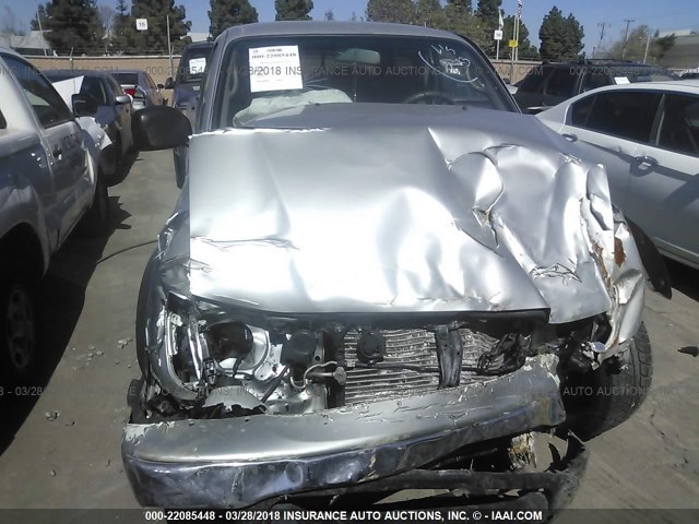 5TEHN72N83Z209173 - 2003 TOYOTA TACOMA DOUBLE CAB ვერცხლისფერი ფოტო 6