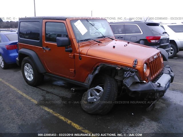 1J4AA2D16BL500871 - 2011 JEEP WRANGLER SPORT 橙色 照片 1