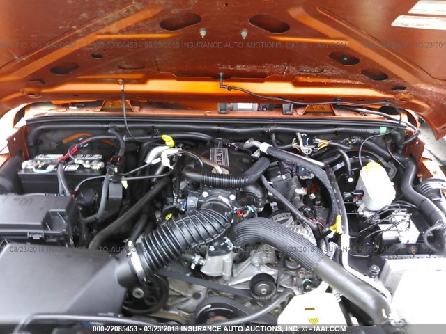 1J4AA2D16BL500871 - 2011 JEEP WRANGLER SPORT 橙色 照片 10