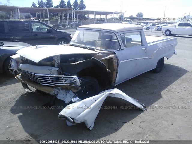 C7UF134439 - 1957 FORD RANCHERO BLUE photo 2