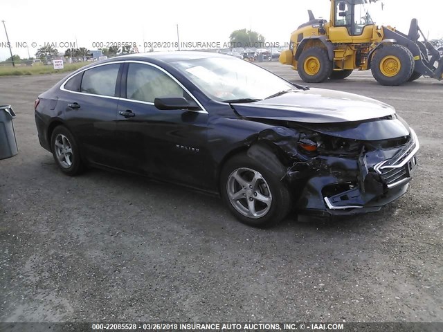 1G1ZB5ST9GF257308 - 2016 CHEVROLET MALIBU LS BLUE photo 1