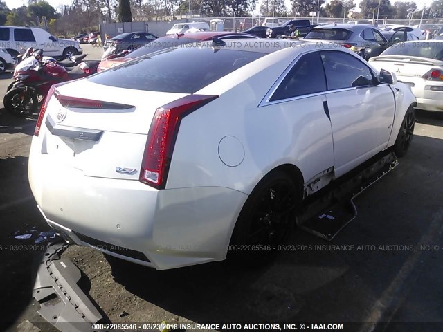 1G6DV1EP7B0139126 - 2011 CADILLAC CTS-V WHITE photo 4