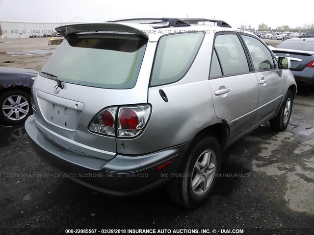 JTJGF10U220142565 - 2002 LEXUS RX 300 GRAY photo 4