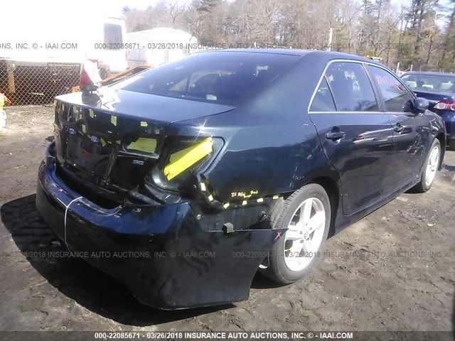 4T1BF1FK8EU804466 - 2014 TOYOTA CAMRY L/SE/LE/XLE 黑色 照片 4