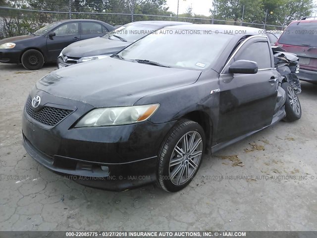 4T1BE46K67U110012 - 2007 TOYOTA CAMRY NEW GENERAT CE/LE/XLE/SE BLACK photo 2