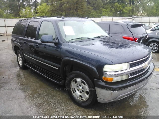 1GNEC16Z04J127606 - 2004 CHEVROLET SUBURBAN C1500 Dark Blue photo 1