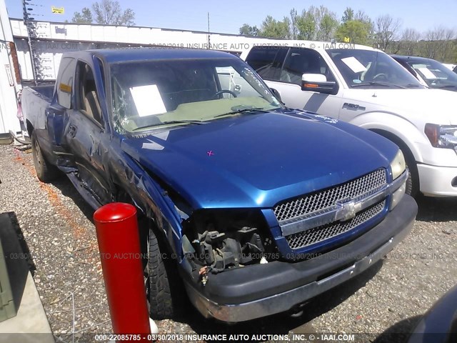 1GCEC19X74Z241560 - 2004 CHEVROLET SILVERADO C1500 BLUE photo 1