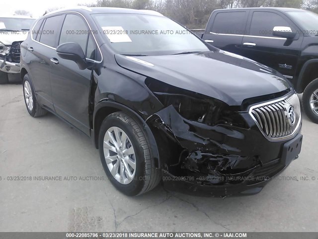 LRBFXBSA5HD161485 - 2017 BUICK ENVISION ESSENCE 黑色 照片 1