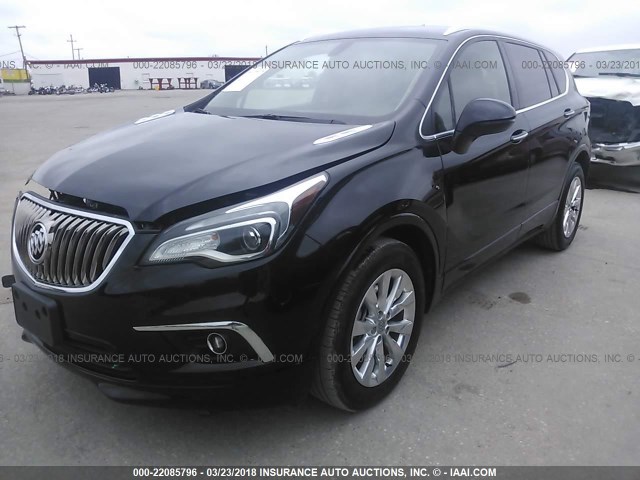 LRBFXBSA5HD161485 - 2017 BUICK ENVISION ESSENCE 黑色 照片 2
