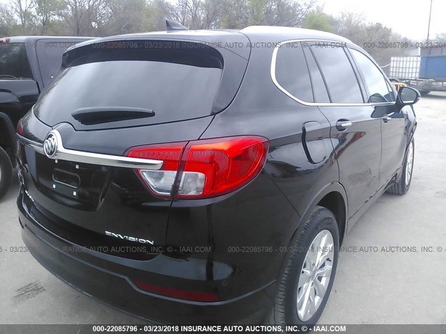 LRBFXBSA5HD161485 - 2017 BUICK ENVISION ESSENCE 黑色 照片 4