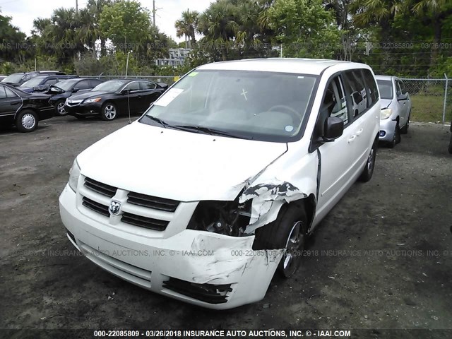 2D4RN4DE6AR127271 - 2010 DODGE GRAND CARAVAN SE WHITE photo 6