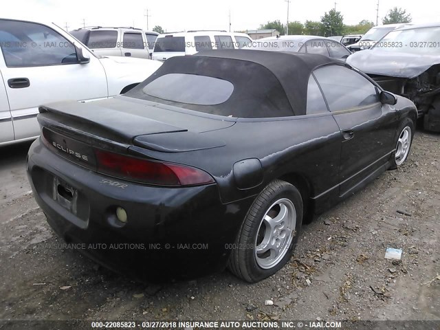 4A3AX35G7WE068831 - 1998 MITSUBISHI ECLIPSE SPYDER GS 黑色 照片 4