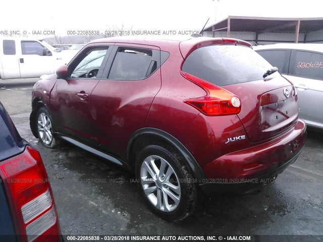 JN8AF5MV5BT012365 - 2011 NISSAN JUKE S/SV/SL RED photo 3