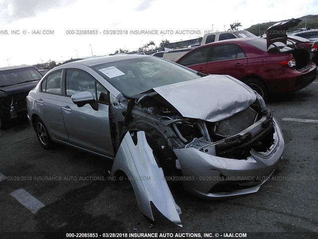 19XFB2F79FE054983 - 2015 HONDA CIVIC SE SILVER photo 1