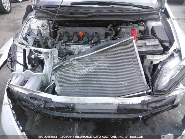 19XFB2F79FE054983 - 2015 HONDA CIVIC SE SILVER photo 10