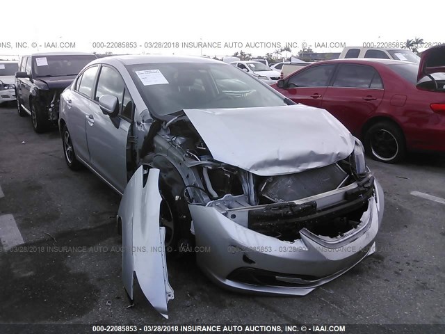 19XFB2F79FE054983 - 2015 HONDA CIVIC SE SILVER photo 6