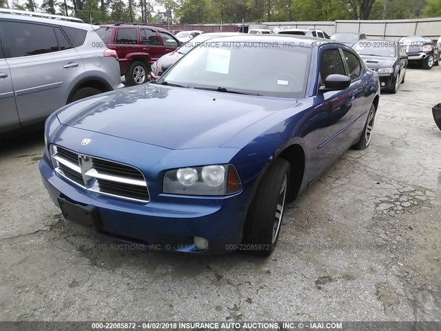 2B3KA33V49H551749 - 2009 DODGE CHARGER SXT BLUE photo 2