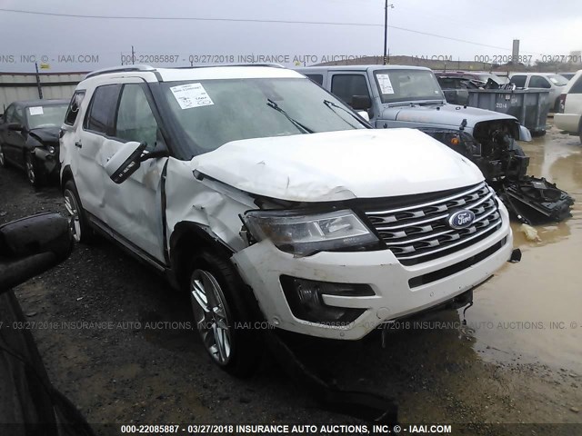 1FM5K8F84HGD88425 - 2017 FORD EXPLORER LIMITED 白色 照片 1