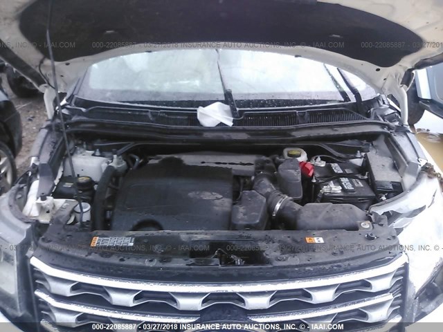 1FM5K8F84HGD88425 - 2017 FORD EXPLORER LIMITED 白色 照片 10