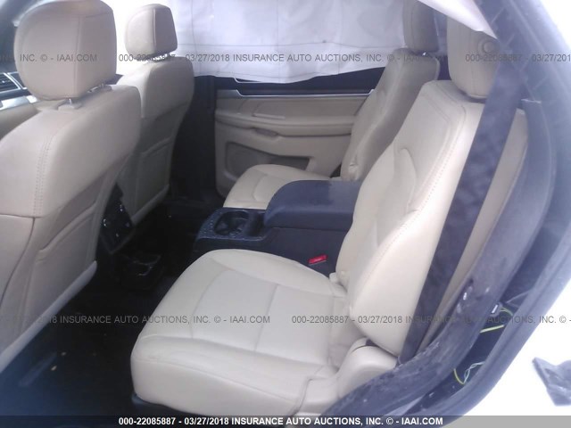 1FM5K8F84HGD88425 - 2017 FORD EXPLORER LIMITED 白色 照片 8