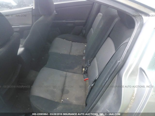 JM1BK32F361525191 - 2006 MAZDA 3 I GRAY photo 8