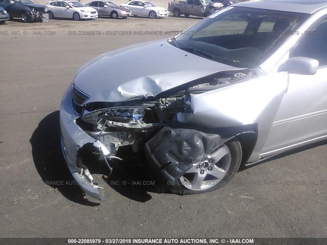 4T1BE32K63U761960 - 2003 TOYOTA CAMRY LE/XLE/SE ვერცხლისფერი ფოტო 6