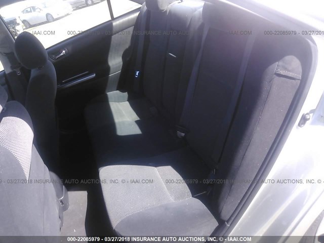 4T1BE32K63U761960 - 2003 TOYOTA CAMRY LE/XLE/SE ვერცხლისფერი ფოტო 8