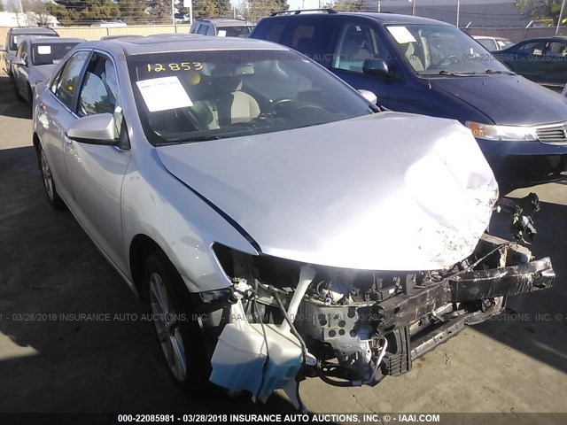 4T4BF1FK9DR292639 - 2013 TOYOTA CAMRY L/SE/LE/XLE SILVER photo 1