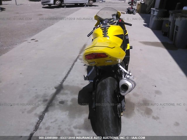 JS1GR7JA352106162 - 2005 SUZUKI GSX-R750 K YELLOW photo 6