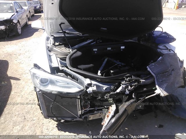 5YJSA1CN5DFP07721 - 2013 TESLA MODEL S WHITE photo 6