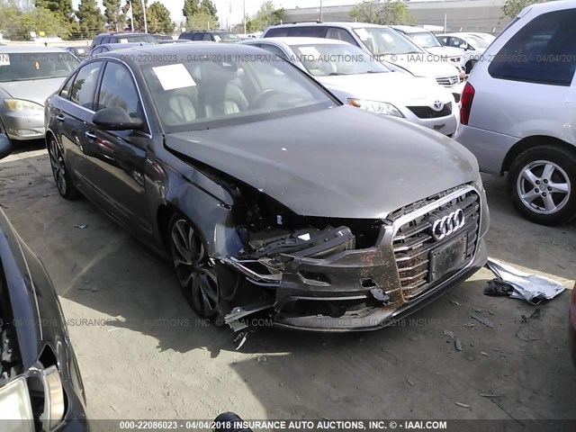 WAUHGAFC5FN002924 - 2015 AUDI A6 PRESTIGE ნაცრისფერი ფოტო 1