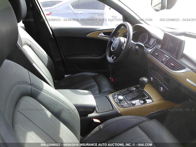 WAUHGAFC5FN002924 - 2015 AUDI A6 PRESTIGE ნაცრისფერი ფოტო 5