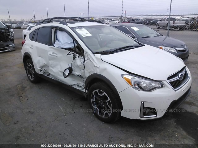 JF2GPANC6G8332721 - 2016 SUBARU CROSSTREK LIMITED WHITE photo 1