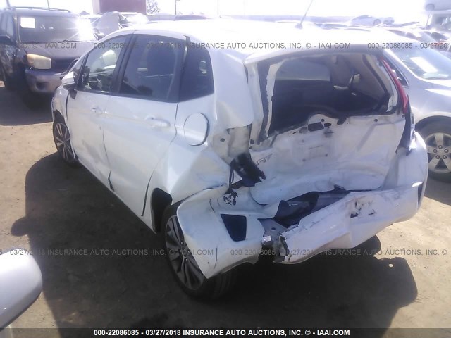 3HGGK5H88FM712487 - 2015 HONDA FIT EX/EXL WHITE photo 3