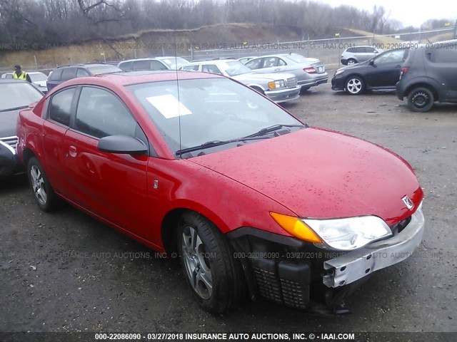 1G8AW12F35Z164382 - 2005 SATURN ION LEVEL 3 RED photo 1